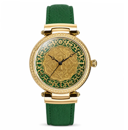 Women Embellished Dial & Leather Textured Watch