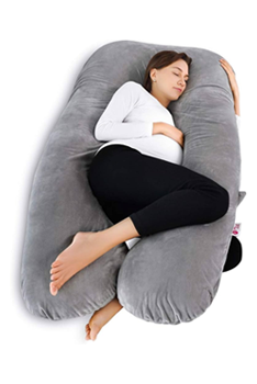 U Shaped Cooling Fabric Pregnancy Pillow