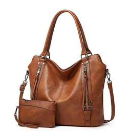Leather Structured Sling Cross-Body Bag