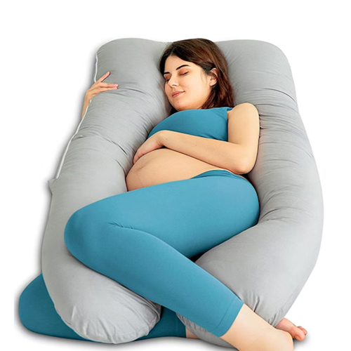 U Shaped Cooling Fabric Pregnancy Pillow