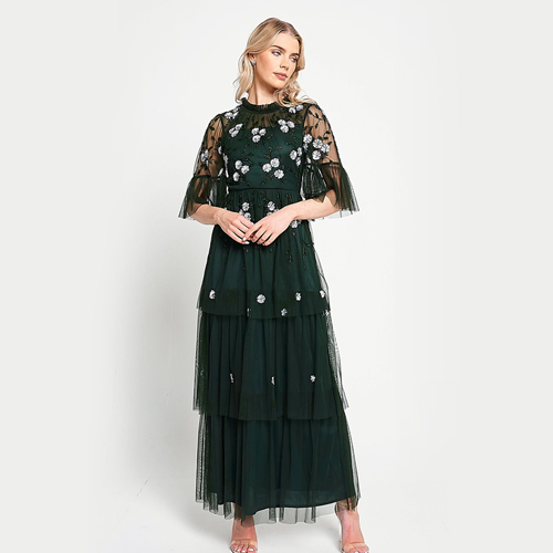 Women Fit and Flare Dark Blue